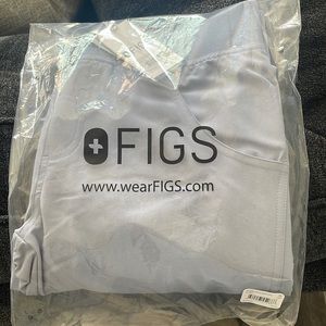 FIGS Kade Cargo Pants - Vapor Blue Space Dye - XS Tall